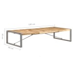 vidaXL Măsuță de cafea, 180 x 90 x 40 cm, lemn de mango nefinisat vidaXL Măsuță de cafea, 180 x 90 x 40 cm, lemn de mango nefinisat