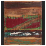 vidaXL Masă de bucătărie, 70 x 70 x 75 cm, lemn masiv reciclat