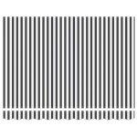 vidaXL Copertină retractabilă manual, antracit/alb, 300x250 cm