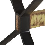 vidaXL Masă de bucătărie, 160x80x76 cm, lemn masiv reciclat vidaXL Masă de bucătărie, 160x80x76 cm, lemn masiv reciclat