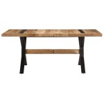 vidaXL Masă de bucătărie, 180x90x76 cm, lemn de mango nefinisat vidaXL Masă de bucătărie, 180x90x76 cm, lemn de mango nefinisat