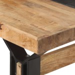 vidaXL Masă de bucătărie, 180x90x76 cm, lemn de mango nefinisat vidaXL Masă de bucătărie, 180x90x76 cm, lemn de mango nefinisat