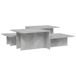 vidaXL Măsuțe de cafea, 2 buc., gri beton, lemn prelucrat vidaXL Măsuțe de cafea, 2 buc., gri beton, lemn prelucrat