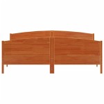 vidaXL Cadru de pat fără saltea, maro ceruit 180x200 cm lemn masiv pin vidaXL Cadru de pat fără saltea, maro ceruit 180x200 cm lemn masiv pin