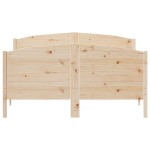 vidaXL Cadru de pat fără saltea, 140x190 cm, lemn masiv de pin vidaXL Cadru de pat fără saltea, 140x190 cm, lemn masiv de pin