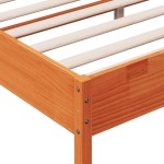 vidaXL Cadru de pat fără saltea, maro ceruit 180x200 cm lemn masiv pin vidaXL Cadru de pat fără saltea, maro ceruit 180x200 cm lemn masiv pin
