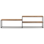 vidaXL Comodă TV, 180x30x50 cm, lemn masiv de acacia vidaXL Comodă TV, 180x30x50 cm, lemn masiv de acacia