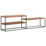 vidaXL Comodă TV, 180x30x50 cm, lemn masiv de acacia vidaXL Comodă TV, 180x30x50 cm, lemn masiv de acacia