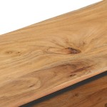 vidaXL Comodă TV, 130 x 30 x 45 cm, lemn masiv de acacia