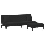vidaXL Set canapea cu perne, 2 piese, roz, catifea