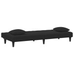 vidaXL Set canapea cu perne, 2 piese, roz, catifea
