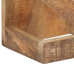 vidaXL Suport de vin pentru 5 sticle, lemn masiv de mango