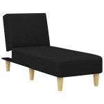 vidaXL Set de canapele, 2 piese, negru, material textil vidaXL Set de canapele, 2 piese, negru, material textil