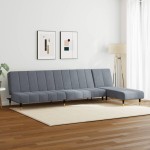 vidaXL Set canapea, 2 piese, gri închis, catifea vidaXL Set canapea, 2 piese, gri închis, catifea