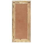 vidaXL Oglindă 110x50 cm, lemn masiv de mango