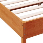 vidaXL Cadru de pat fără saltea, maro ceruit 200x200 cm lemn masiv pin vidaXL Cadru de pat fără saltea, maro ceruit 200x200 cm lemn masiv pin