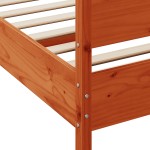 vidaXL Cadru de pat fără saltea, maro ceruit 180x200 cm lemn masiv pin vidaXL Cadru de pat fără saltea, maro ceruit 180x200 cm lemn masiv pin