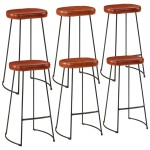 VidaXL Set de bar, 7 piese, lemn masiv de mango și metal VidaXL Set de bar, 7 piese, lemn masiv de mango și metal