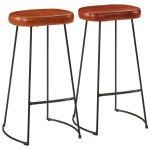 VidaXL Set de bar, 3 piese, lemn masiv de mango brut și metal VidaXL Set de bar, 3 piese, lemn masiv de mango brut și metal
