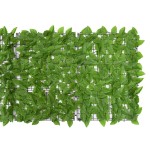 vidaXL Paravan de balcon, frunze verzi, 200x75 cm