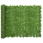 vidaXL Paravan intimitate de balcon din frunze verde 300x150 cm