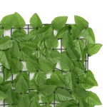 vidaXL Paravan intimitate de balcon din frunze verde 300x150 cm