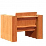 vidaXL Set mobilier grădină, 2 piese, maro ceruit, lemn masiv pin vidaXL Set mobilier grădină, 2 piese, maro ceruit, lemn masiv pin