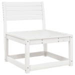 vidaXL Set mobilier relaxare de grădină 5 piese alb lemn masiv de pin vidaXL Set mobilier relaxare de grădină 5 piese alb lemn masiv de pin