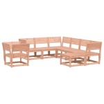 vidaXL Set mobilier relaxare grădină, 8 piese, lemn masiv Douglas