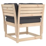 vidaXL Set mobilier de grădină cu perne, 8 piese, lemn masiv de pin vidaXL Set mobilier de grădină cu perne, 8 piese, lemn masiv de pin