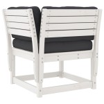 vidaXL Set mobilier grădină cu perne, 8 piese, alb, lemn masiv de pin