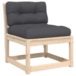 vidaXL Set mobilier de grădină cu perne, 8 piese, lemn masiv de pin vidaXL Set mobilier de grădină cu perne, 8 piese, lemn masiv de pin