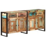 vidaXL Servantă, 172x35x80 cm, lemn masiv reciclat vidaXL Servantă, 172x35x80 cm, lemn masiv reciclat