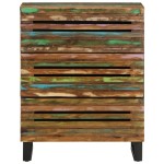 vidaXL Dulapuri, 2 buc., 60x34x75 cm, lemn masiv de acacia