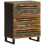 vidaXL Dulapuri, 3 buc., 60x34x75 cm, lemn masiv de acacia