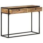 vidaXL Masă consolă, 100x35x75 cm, lemn masiv de mango vidaXL Masă consolă, 100x35x75 cm, lemn masiv de mango