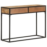 vidaXL Masă consolă, 100x35x75 cm, lemn masiv de mango vidaXL Masă consolă, 100x35x75 cm, lemn masiv de mango