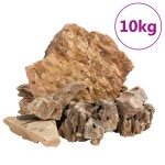 vidaXL Pietre dragon, 10 kg, maro, 5-30 cm vidaXL Pietre dragon, 10 kg, maro, 5-30 cm
