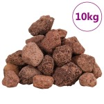 vidaXL Roci vulcanice, 10 kg, roșu, 3-5 cm vidaXL Roci vulcanice, 10 kg, roșu, 3-5 cm