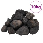 vidaXL Roci vulcanice, 10 kg, negru, 5-8 cm vidaXL Roci vulcanice, 10 kg, negru, 5-8 cm