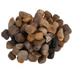 vidaXL Pietricele lustruite, 25 kg, culori mixte, 2-5 cm