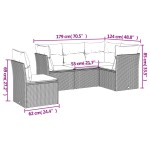 vidaXL Set canapele de grădină cu perne, 5 piese, bej, poliratan vidaXL Set canapele de grădină cu perne, 5 piese, bej, poliratan
