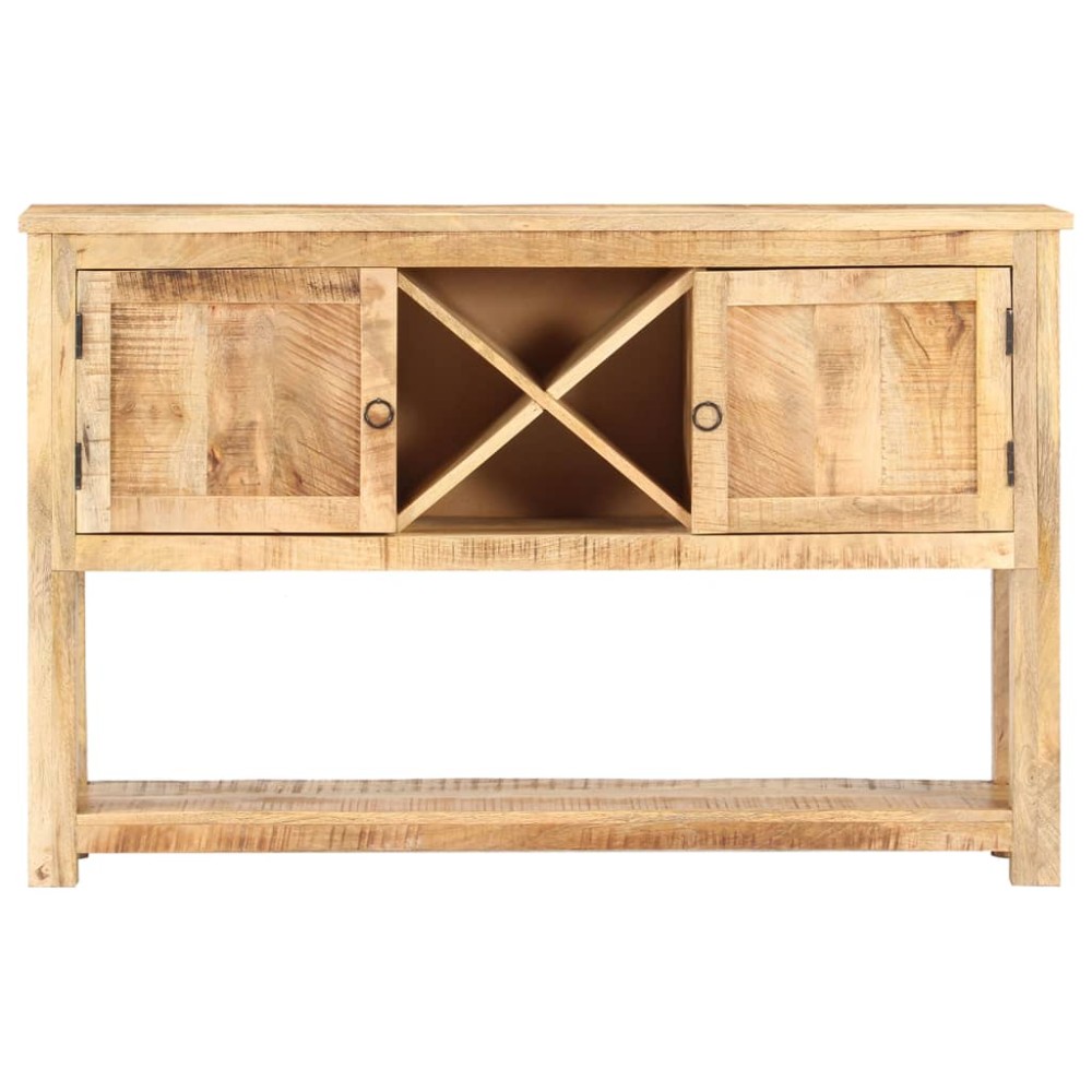 vidaXL Dulap, 120 x 30 x 76 cm, lemn de mango nefinisat