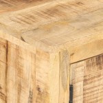 vidaXL Dulap, 120 x 30 x 76 cm, lemn de mango nefinisat vidaXL Dulap, 120 x 30 x 76 cm, lemn de mango nefinisat