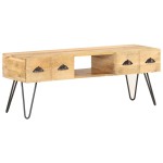 vidaXL Comodă TV, 120x35x45 cm, lemn masiv de mango