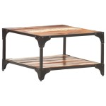 vidaXL Măsuță de cafea, 60 x 60 x 35 cm, lemn masiv reciclat vidaXL Măsuță de cafea, 60 x 60 x 35 cm, lemn masiv reciclat