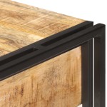 vidaXL Servantă, 120x30x75 cm, lemn masiv de mango neprelucrat