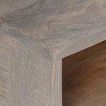 vidaXL Comodă TV, gri, 130x35x51 cm, lemn masiv de mango nefinisat vidaXL Comodă TV, gri, 130x35x51 cm, lemn masiv de mango nefinisat