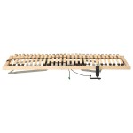 vidaXL Bază de pat electrică cu șipci, 28 șipci, 7 zone, 70 x 200 cm vidaXL Bază de pat electrică cu șipci, 28 șipci, 7 zone, 70 x 200 cm
