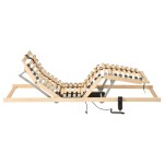 vidaXL Bază de pat electrică cu șipci, 28 șipci, 7 zone, 80 x 200 cm vidaXL Bază de pat electrică cu șipci, 28 șipci, 7 zone, 80 x 200 cm